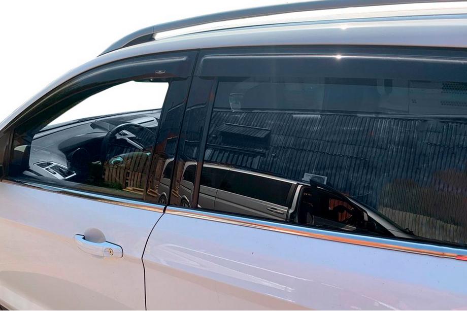 Volkswagen Tiguan 2007-2016 гг. Ветровики на окна (4 шт, HIC) Фото 8
