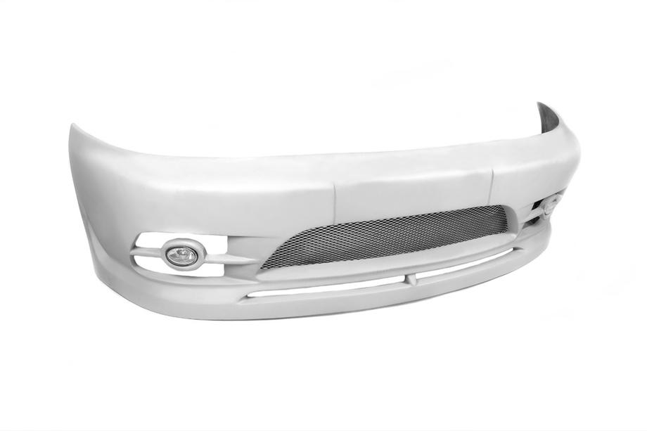 Mercedes Vito W638 1996-2003 гг. Накладка на передний бампер Ozel V1 (грунт под покраску) Image