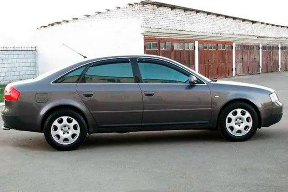 Audi A6 C5 2001-2004 гг. Ветровики на окна Sedan (4 шт., HIC) Image