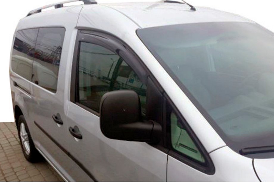 Volkswagen Caddy 2015-2020 гг. Ветровики на окна (2 шт, HIC) Фото 16