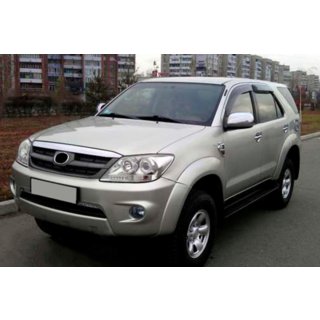 Ветровики на окна (4 шт, HIC) Toyota Fortuner 2006-2015 гг. фото 1