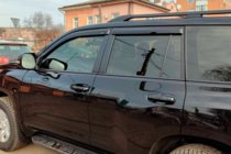 Lexus GX460 2009-2023 гг. Ветровики 8 см (4 шт, HIC) фото 1