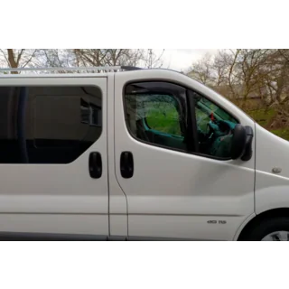 Ветровики вставные (2 шт, HIC) Nissan Primastar 2002-2014 гг. фото 1