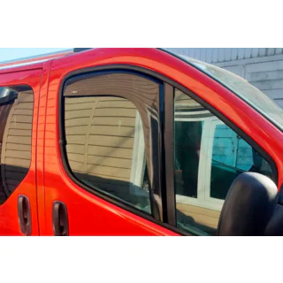 Ветровики вставные (2 шт, HIC) Nissan Primastar 2002-2014 гг. фото 3