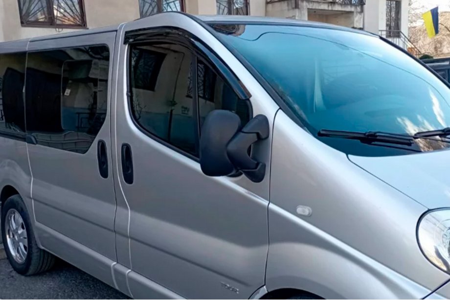 Nissan Primastar 2002-2014 гг. Ветровики на окна (2 шт, HIC) Фото 4