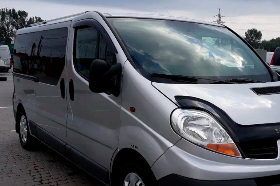 Nissan Primastar 2002-2014 гг. Ветровики на окна (2 шт, HIC) Фото 8