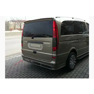 Накладка на задний бампер Sport (грунт под покраску) Mercedes Viano 2004-2014 гг. фото 1
