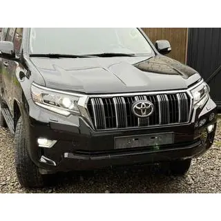 Реснички на фары (2 шт., для LED) Toyota Land Cruiser Prado 150 2009-2023 гг. фото 3