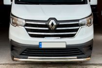 Fiat Talento 2016- гг. Передняя защита ST014 (нержавейка) фото 1