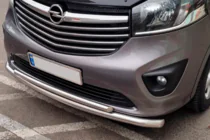 Nissan NV300/Primastar 2016- гг. Передняя защита ST014 (нержавейка) фото 3