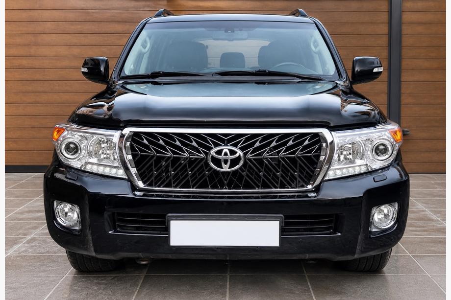 Toyota Land Cruiser 200 2007-2021 гг. Передняя решетка радиатора 2012-2016 (TRD) Фото 1
