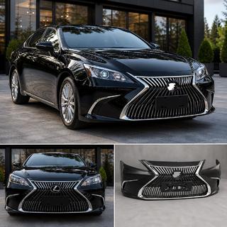 Передний бампер (для 2010-2012, дизайн 2019) Lexus ES 2006-2011 гг. фото 2