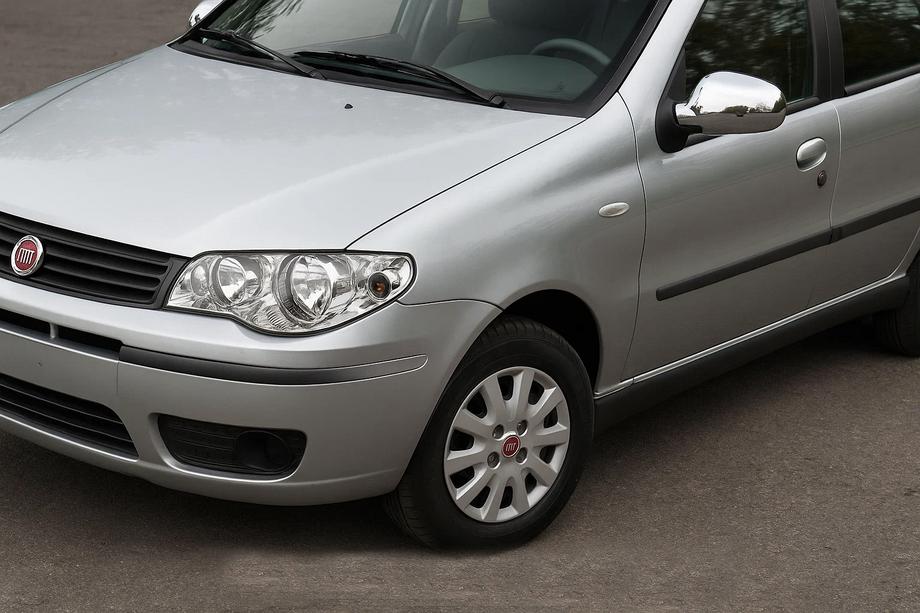 Fiat Albea 2002-2012 гг. Накладки на Зеркала (2011↗, 2 шт, пластик) Carmos - ABS Image