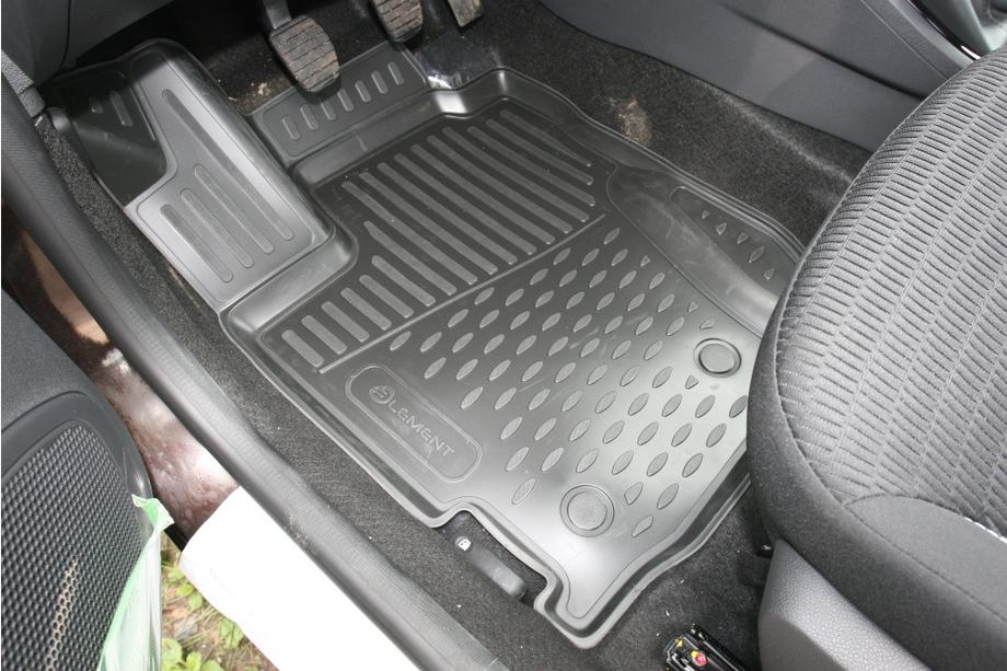 Renault Captur 2013-2019 гг. 3D резиновые коврики в салон (4 шт, Novline) Фото 2