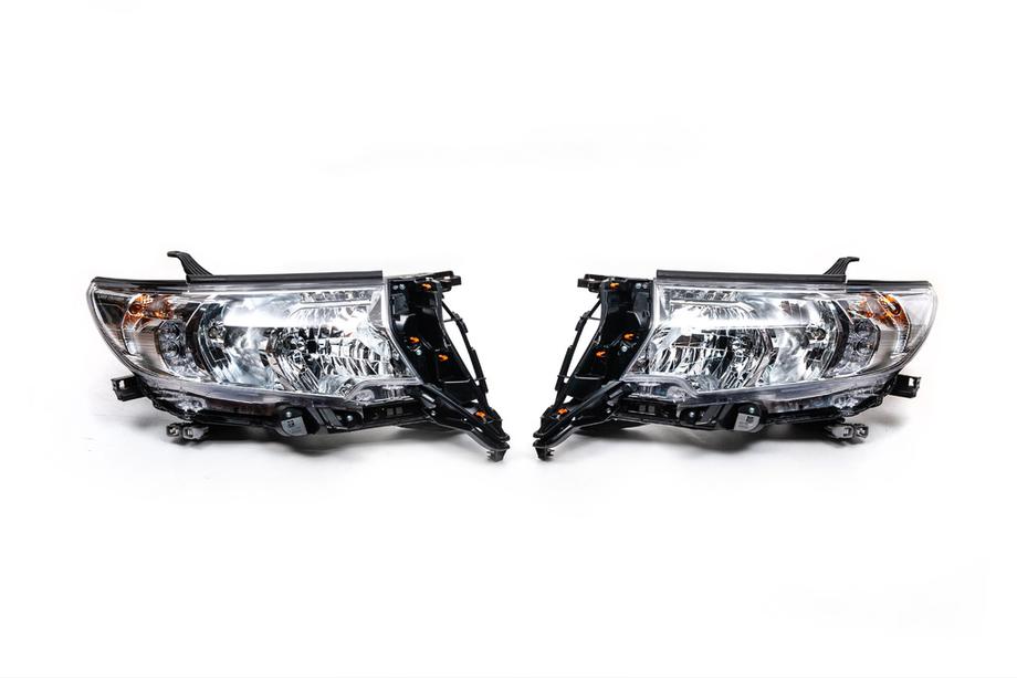 Toyota Land Cruiser Prado 150 2009-2023 гг. Передние Фары Рефлекторные (2017+, 2 шт) Image