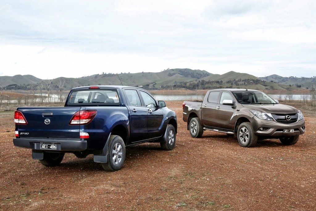 Среднеразмерный рамный пикап Mazda BT-50