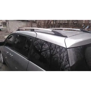 Алюминиевые рейлинги (хром) Mazda 5 2010-2018 гг. фото 3