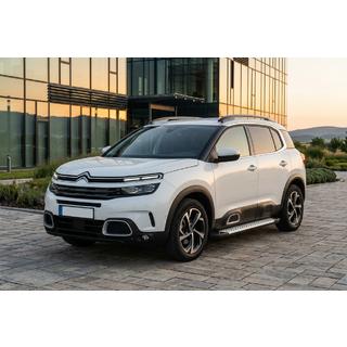 Боковые Подножки Allmond Grey (2 шт, Алюминий) Citroen C5 Aircross 2017-2025 гг. фото 1