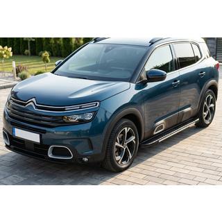 Боковые Подножки Bosphore Grey (2 шт., Алюминий) Citroen C5 Aircross 2017-2025 гг. фото 1