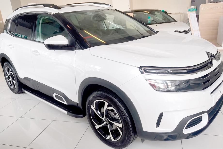Citroen C5 Aircross 2017-2025 гг. Боковые Подножки Duru (2 шт., Алюминий) Фото 1