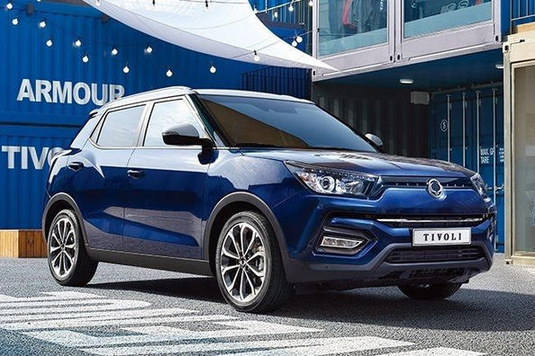 Рестайлинговый компактный кроссовер SsangYong Tivoli