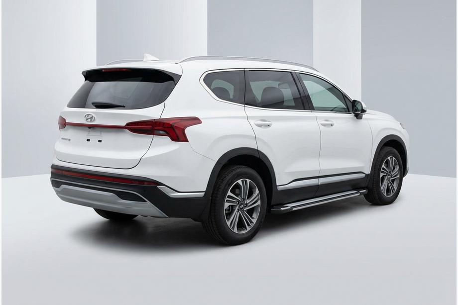 Hyundai Santa Fe 4 2018-2023 гг. Боковые Подножки Rainbow (2 шт., Алюминий) Image