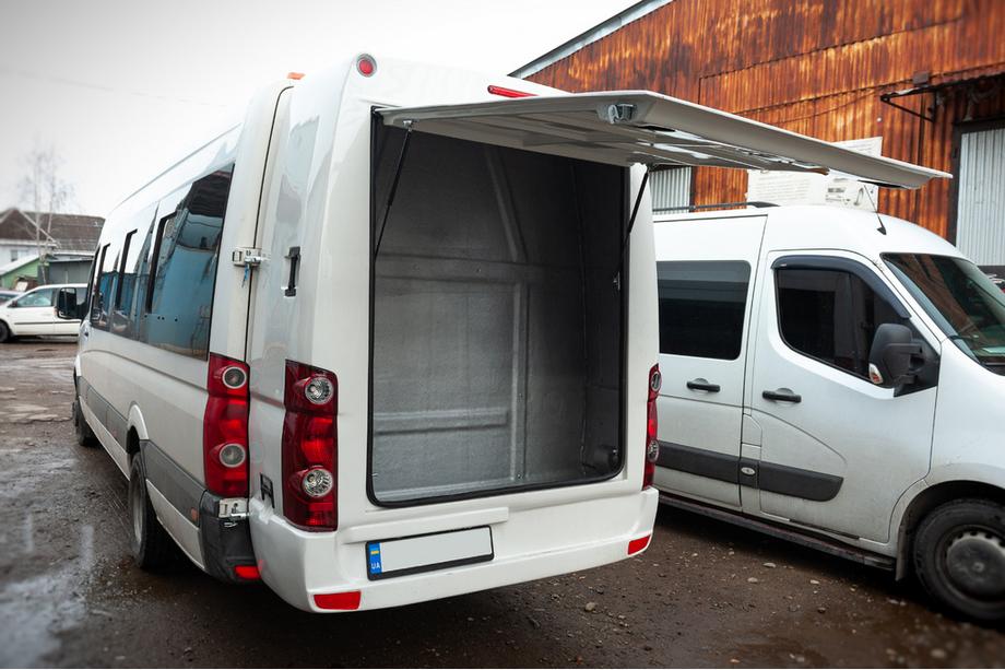 Volkswagen Crafter 2006-2016 гг. Багажник на крышу (грунтованный под покраску) Фото 4