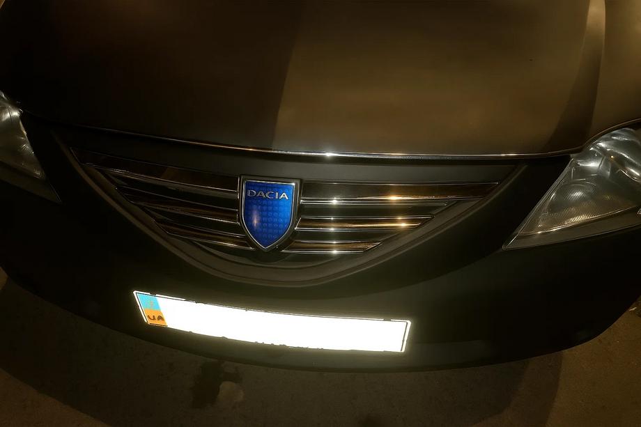 Renault Logan I 2005-2008 гг. Накладки на решетку радиатора из нержавеющей стали OmsaLine - Итальянская Нержавейка Фото 3