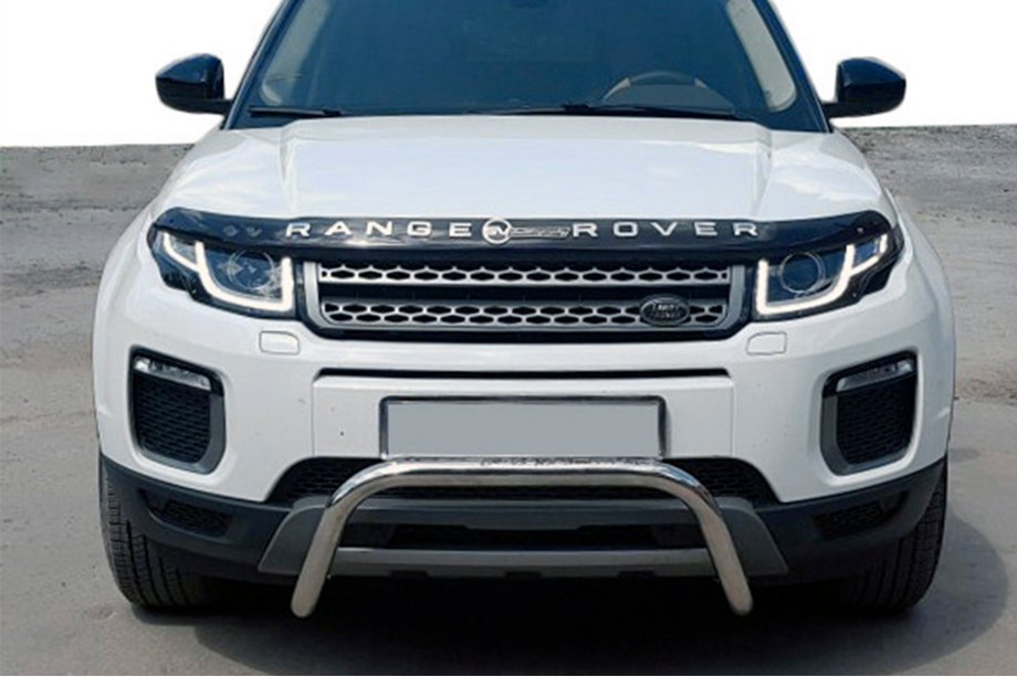 Range Rover Evoque 2012-2018 гг. Передний кенгурятник WT005 (нержавейка) Image