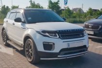 Range Rover Evoque 2012-2018 гг. Передняя защита ST014-1 (нержавейка) фото 2