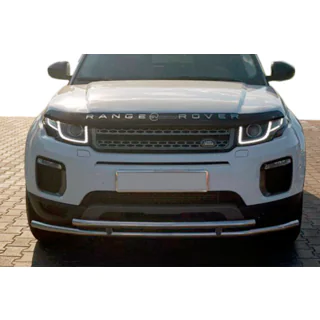 Передняя защита ST014-1 (нержавейка) Range Rover Evoque 2012-2018 гг. фото 1
