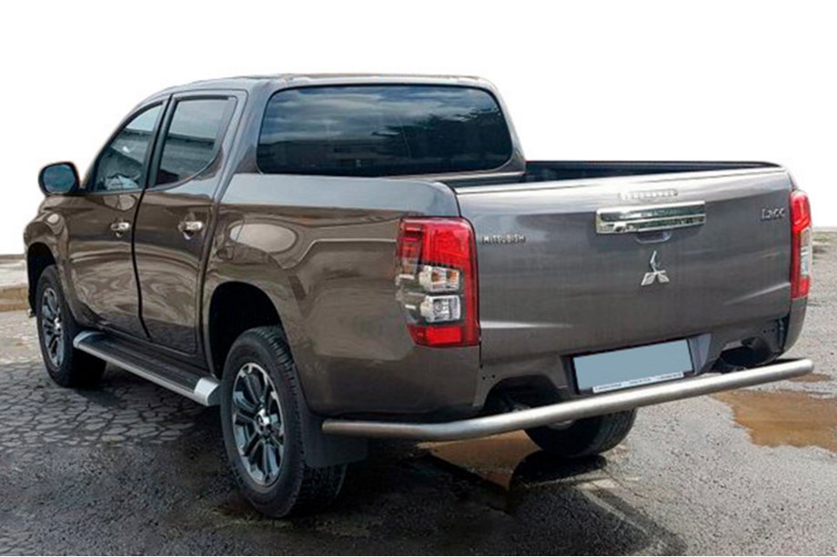 Fiat Fullback 2016- гг. Задняя Защита AK005 (Нержавейка) Image