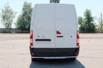 Opel Movano 2010-2021 гг. Задняя дуга AK008 (нержавейка) фото 2