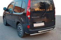 Renault Kangoo 2008–2020 гг. Задняя дуга AK002-2 (нержавейка) фото 1
