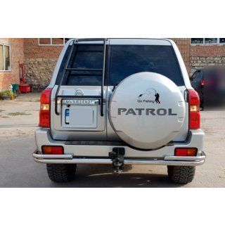 Задняя дуга AK005-3 (нержавейка) фото 3