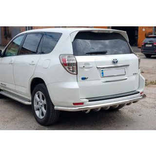 Задняя защитная дуга AK005-15 (только на EV, 2 шт., нерж.) Toyota Rav 4 2006-2013 гг. фото 3