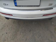 Audi Q7 2005-2015 гг. Накладка на задний бампер Carmos нержавейка фото 1
