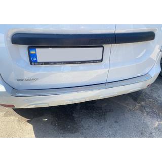 Dacia Dokker Накладка на задний бампер Carmos