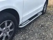Audi Q5 2008-2017 гг. Боковые Подножки Tayga V2 (2 шт., Алюминий) фото 1