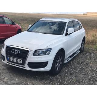 Боковые Подножки Tayga V2 (2 шт., Алюминий) Audi Q5 2008-2017 гг. фото 3