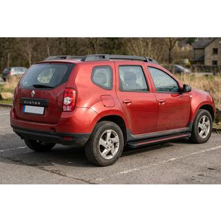 Боковые Подножки Maya Red (2 шт., Алюминий) Dacia Duster 2008-2018 гг. фото 1