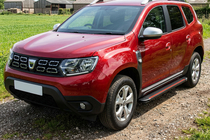 Dacia Duster 2018-2024 гг. Боковые Подножки Maya Red (2 шт., Алюминий) фото 1