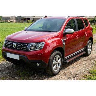 Боковые Подножки Maya Red (2 шт., Алюминий) Dacia Duster 2018-2024 гг. фото 1