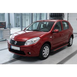 Боковые Подножки Maya Red (2 шт., Алюминий) Dacia Sandero 2007-2013 гг. фото 1