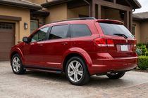 Fiat Freemont 2011-2016 гг. Боковые Подножки Maya Red (2 шт., Алюминий) фото 1
