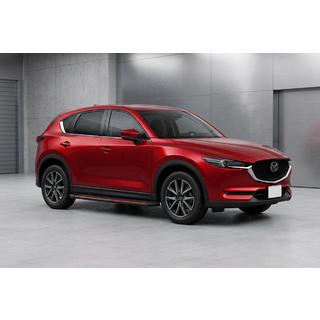 Боковые Подножки Maya Red (2 шт., Алюминий) Mazda CX-5 2017–2025 гг. фото 1
