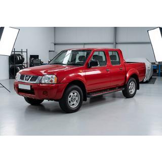 Боковые Подножки Maya Red (2 шт., Алюминий) Nissan NP300 1999-2015 гг. фото 1