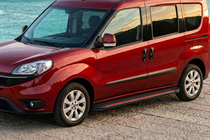 Opel Combo 2012-2018 гг. Боковые Подножки Maya Red (2 шт., Алюминий) фото 1