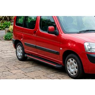 Боковые Подножки Maya Red (2 шт., Алюминий) Peugeot Partner 1996-2008 гг. фото 1