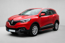 Renault Kadjar 2015-2022 гг. Боковые Подножки Maya Red (2 шт., Алюминий) фото 1